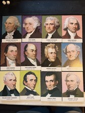 Golden Press Presidents Trading Cards Set Of 33 picture