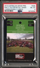 2019 Lando Norris George Russell F1 Debut Ticket Australian Grand Prix | PSA 8 picture