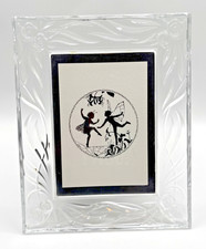 Princess House Exclusive 24% Lead Crystal Etched Glass Picture Frame 5