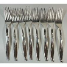 8 International Rogers 1933 Inspiration Silverplate Dinner Forks picture
