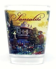 Sausalito California Scene Shot Glass picture