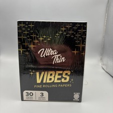 Vibes Rolling Papers Ultra Thin KS Cones 30ct Pks 3ct/Pack w/  picture