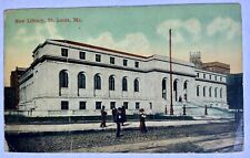 New Library. St. Louis, Missouri MO. 1913 Vintage Postcard picture