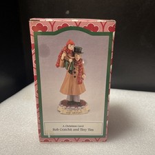 1993 Novelino “BOB CRATCHIT AND TINY TIM” Figurine by Charles Dickens w/ Box picture