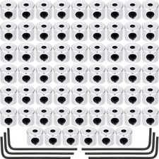 60 Pieces Pin Keepers Locking Clasp Pin Backs Replacement with Wrench (Silver Co picture