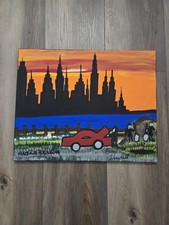 Henry Hill Canvas Painting Goodfellas Signed By Henry Hill Signed Henry Hill COA picture