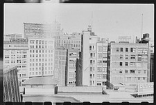 Photo:Milwaukee Wisconsin 1941 Downtown Cityscape Gimbels Waldheim's FSA picture