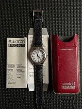 swatch Irony Wristwatch Leather Mens picture