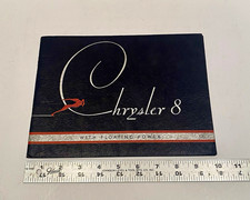 Vintage 1932 Chrysler Eight With Floating Power Original Sales Brochure Catalog picture