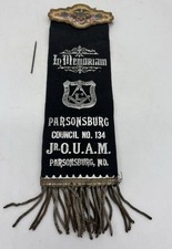 Mason Junior Order Mechanics In Memorian  Parsonsburg MD Civil War Flags Masonic picture