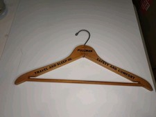 Vintage Pullman Train Wooden Hanger Travel Sleep in Safety & Comfort Railroad picture