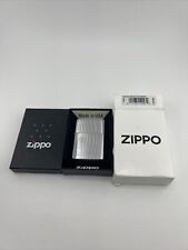 Zippo 200 Classic Brushed Finished Chrome Pocket Lighter 103069 New picture