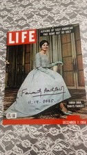 SIGNED Farah Diba Pahlavi AUTOGRAPHED Shah of Iran's Wife RARE Photo Beckett COA picture