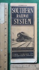 Southern RY SRY Public Timetable September 14 1924 picture