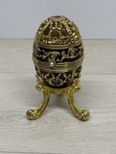  Collette Art Cie Collection Egg Music box Heavy Enamel  picture