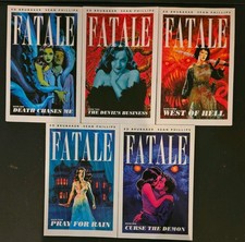 Fatale TPB Lot Vol 1-5 by Ed Brubaker and Sean Phillips Image Comics picture