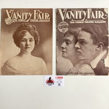 1911 The Standard & Vanity Fair Weekly Illustrated Theatre Magazine Lot Of 2 picture