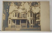 RPPC Victorian Home with Open Turret Tower Center Roof N East USA Postcard G5 picture