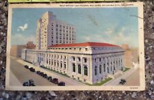 Vintage 1930's Post Office Federal Building, Oklahoma City Ok Oklahoma Postcard picture
