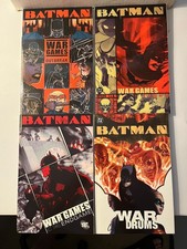 BATMAN DC Comics 4 TPB Lot WAR GAMES Act 1 2 3 WAR DRUMS 1st Prints Most NM picture
