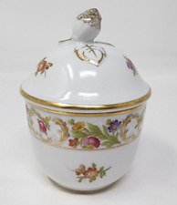 Schumann Germany Empress Dresden Flowers Covered Sugar Bowl - MINT picture