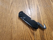 Benchmade 916SBK Triage AXIS Lock Serrated Drop Point G-10 Rescue Hook Black picture