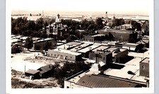 BIRD'S EYE-VIEW lakeview or real photo postcard rppc oregon court picture