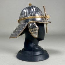 Franklin Mint 1981 Sweden Gustavus Adolphus Horse Soldier Helmet w/ Stand picture