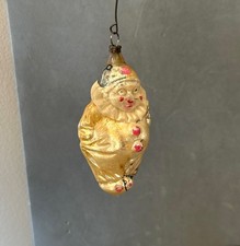 Early Antique Potbellied CLOWN GLASS JESTER 3