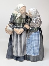 Royal Copenhagen 1319 Two Peasant Women Gossip Figurine Denmark Porcelain picture