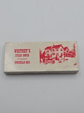 Whitney’s Steak House Bordello Bar Matchbox Unstruck Breckenridge CO Vintage picture