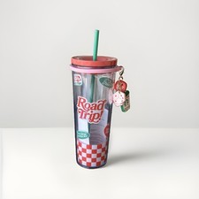💚NWT Starbucks + Dandy Summer Road Trip Cold Cup Tumbler w/Charms picture