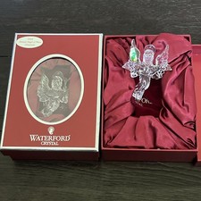 Vintage Waterford Crystal 2006 Angel of Peace Annual Christmas Ornament NOS Box picture