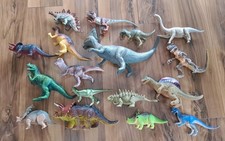 17 Vintage Dinosaurs Mixed Lot Various Sizes 1990's Condition See Photos picture