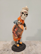 Bethany Lowe Scary Clown Halloween Skeleton Bobble Head  NWT hop Jingle picture