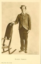 BUSTER KEATON Rare 1926 Postcard Silent Movie Star Unused The General UA picture