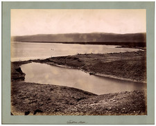 Palestine, The Dead Sea, Felix Bonfils Vintage Albumen Print, Albumen Print picture
