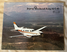 Beechcraft C-90  1978 Original Factory Sales Brochure w/specs and operating cost picture