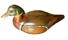 Morasko Carvers DIEGEL Hamilton Billings Montana, WOODDUCK Wood Decoy 1983 picture