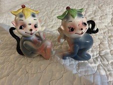 VTG Pair Of Mid-Century Anthropomorphic Monkey or Pixie Japan CDGC picture