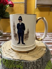 Vintage Price Kensington London Policeman Mug Tankard Gold Trim England 3265 picture