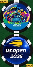 2026 US OPEN TENNIS CHAMPION - COMMEMORATIVE POKER CHIP *** 2026 US OPEN*** picture