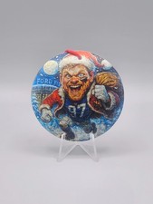 SANTA HUTCH BRINGING THE SACK DETROIT LIONS CARICATURE CHRISTMAS TREE ORNAMENT picture