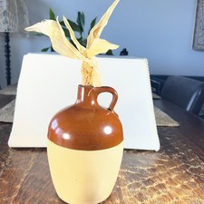 VTG Two-Tone Crock Stoneware Moonshine Jug 7