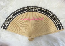 Christian Dior Folding Fan Bamboo Vip Gift Fashion Limited Brand New picture