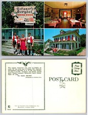 Gebauer's Berghof Dublin NH Vintage German Smorgasbord Restaurant Postcard picture