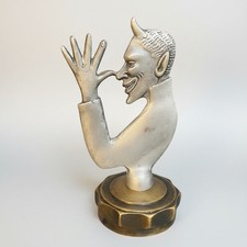 Devil Cast Iron Radiator Cap with Solid Brass Cap picture