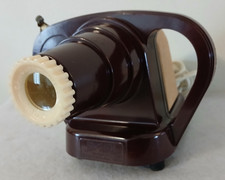 Vintage Sawyer's View-Master Jr. Projector - Burgundy - Tested-Works picture