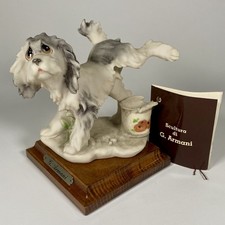 Giuseppe Armani Cavalier King Charles Spaniel Figurine 1983 Florence Italy Dog picture