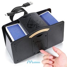 Upgaded Automatic Card Shuffler 1~4 Decks USB Rechargeable Card Dealer Machine picture